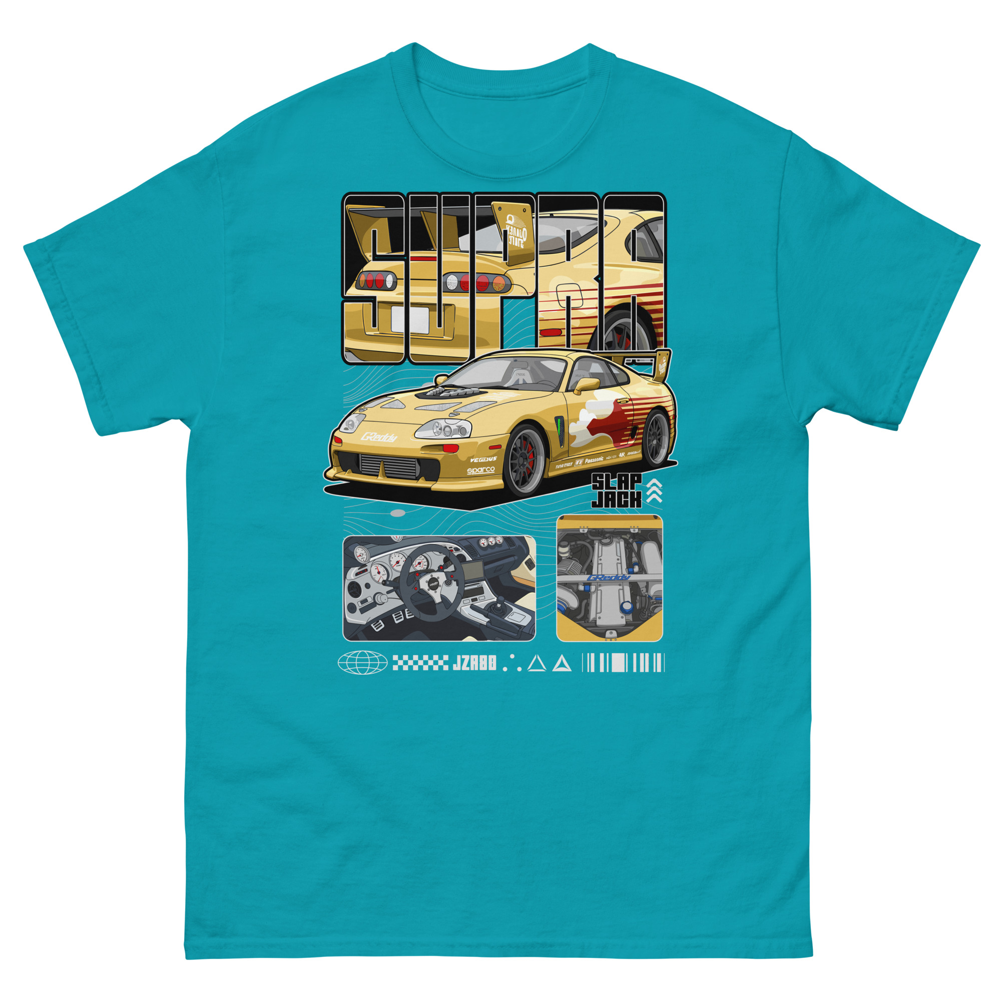 Slap Jack's Supra MK4 Unisex Classic Tee - Image 10