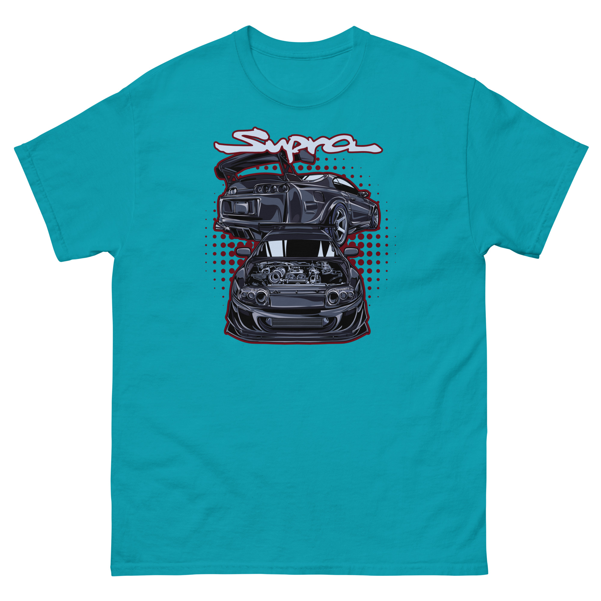 JDM Black Supra MK4 Unisex Classic Tee - Image 10