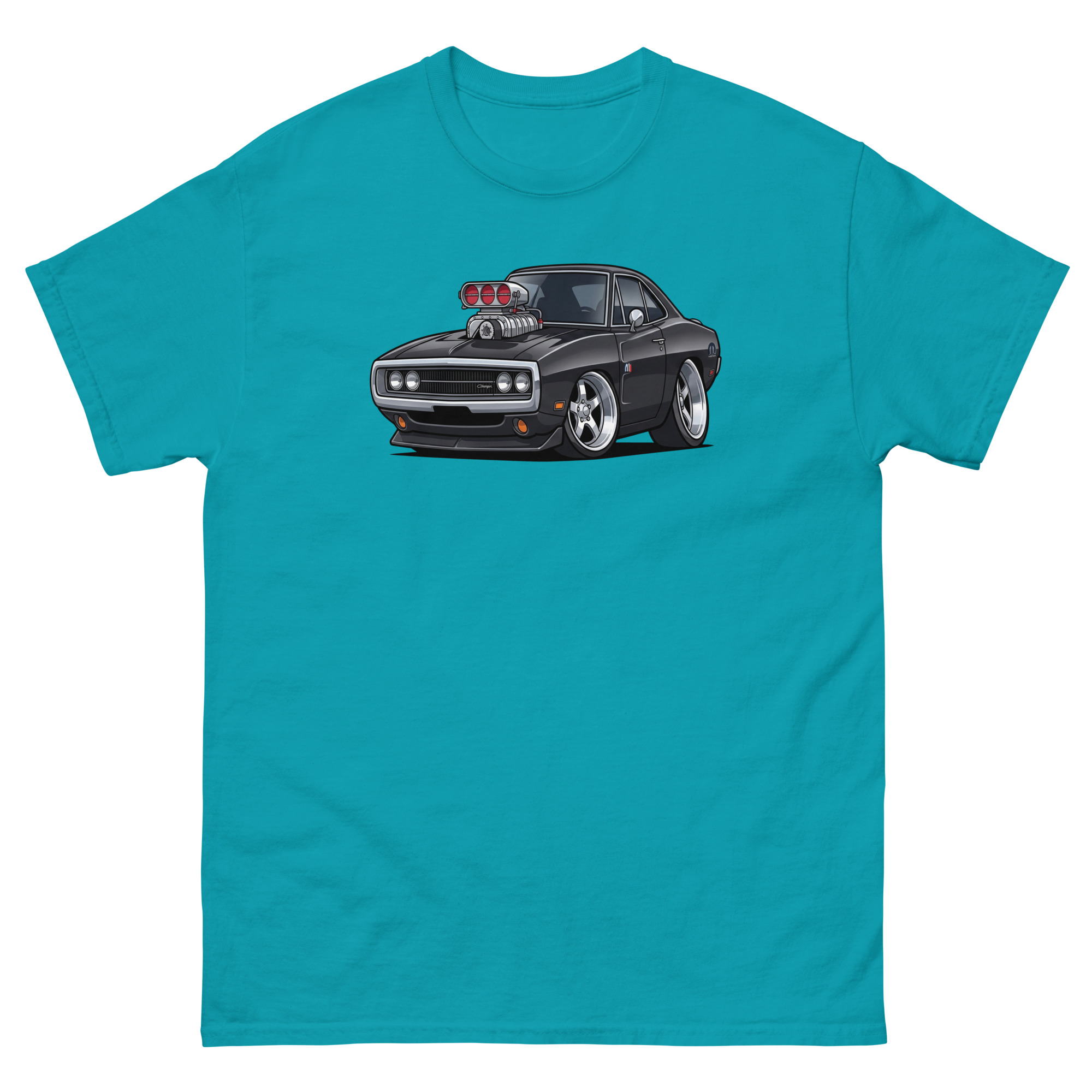 '70 Charger R/T Chibi Style Unisex Classic Tee - Image 19