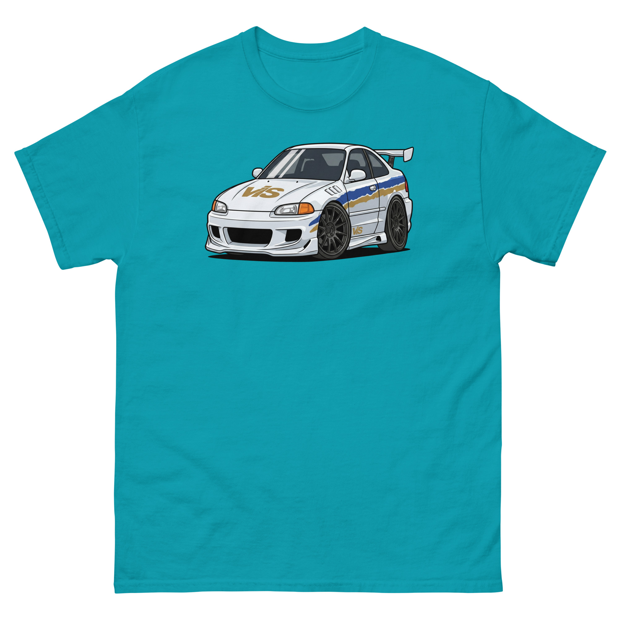 1993 Civic Coupe Chibi Style Unisex Classic Tee - Image 19