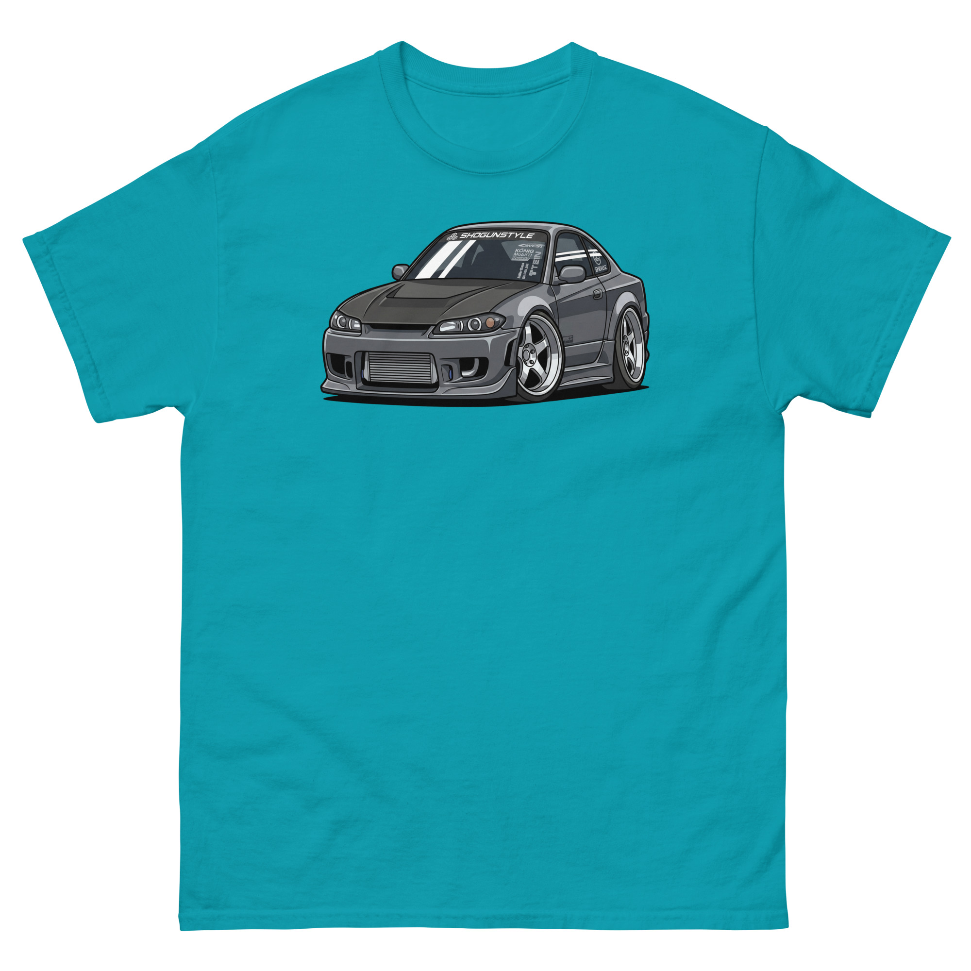 2000 Silvia S15 Chibi Style Unisex Classic Tee - Image 10