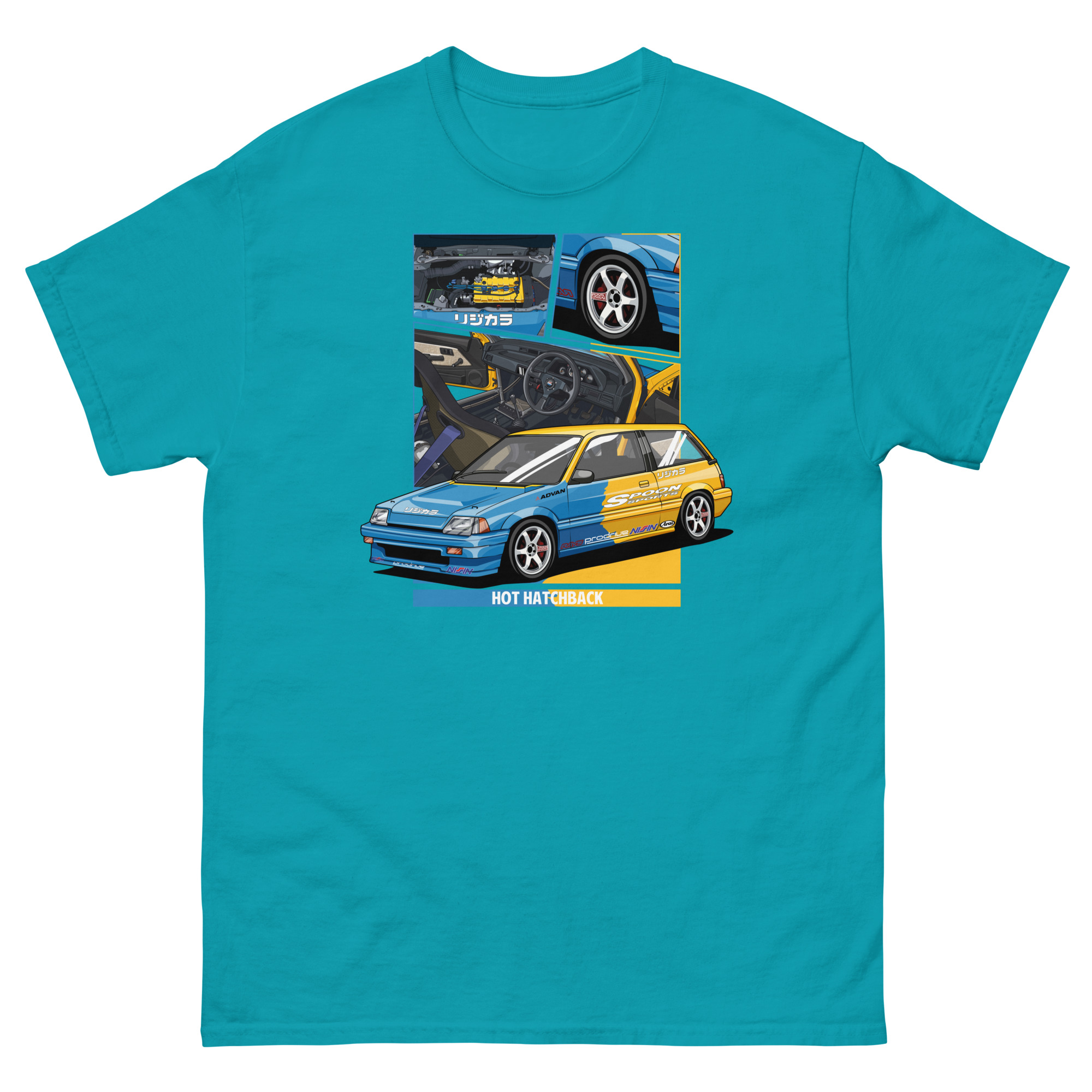 JDM Hot Hatch Unisex Classic Tee - Image 10