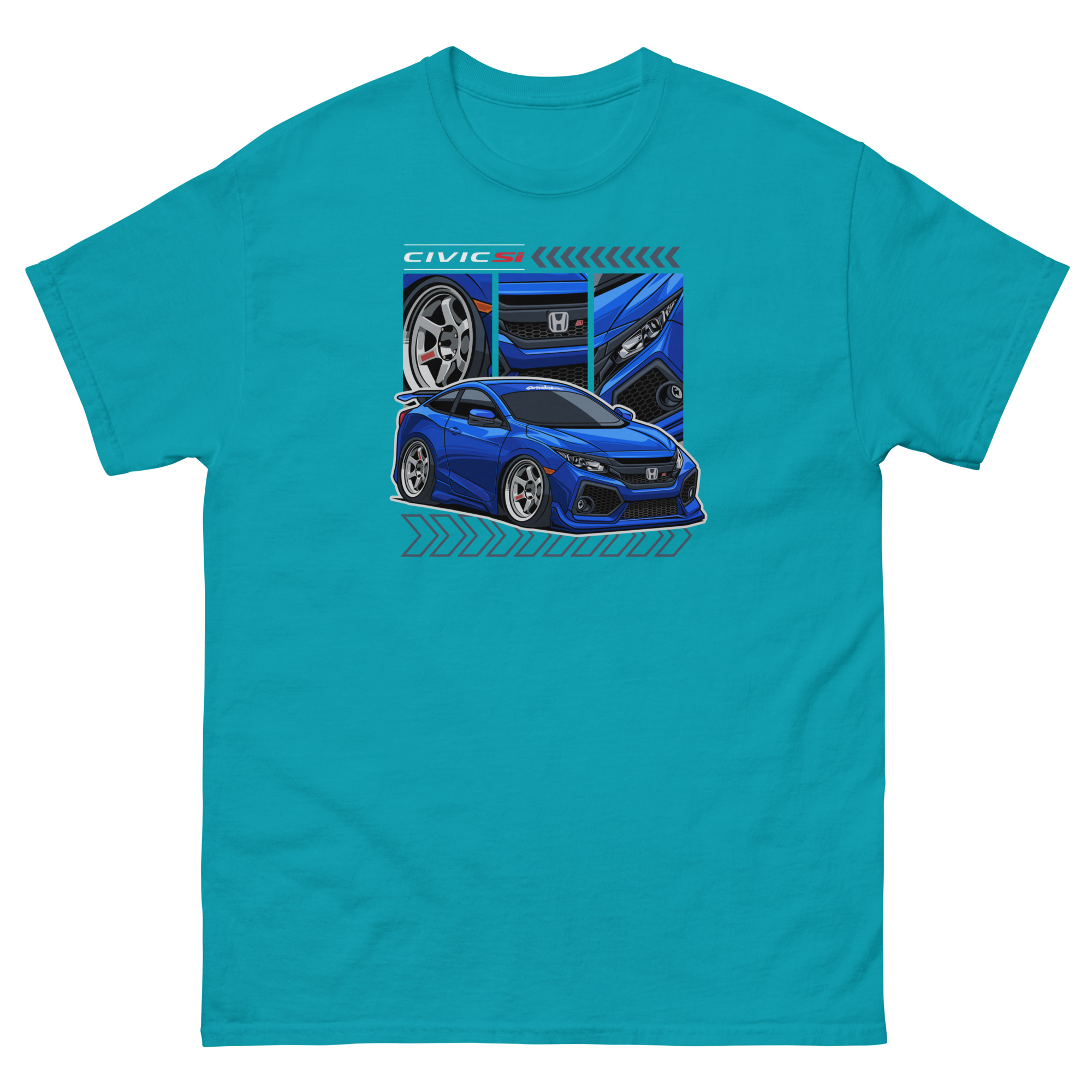 Civic SI Chibi Stile Unisex Classic Tee - Image 10