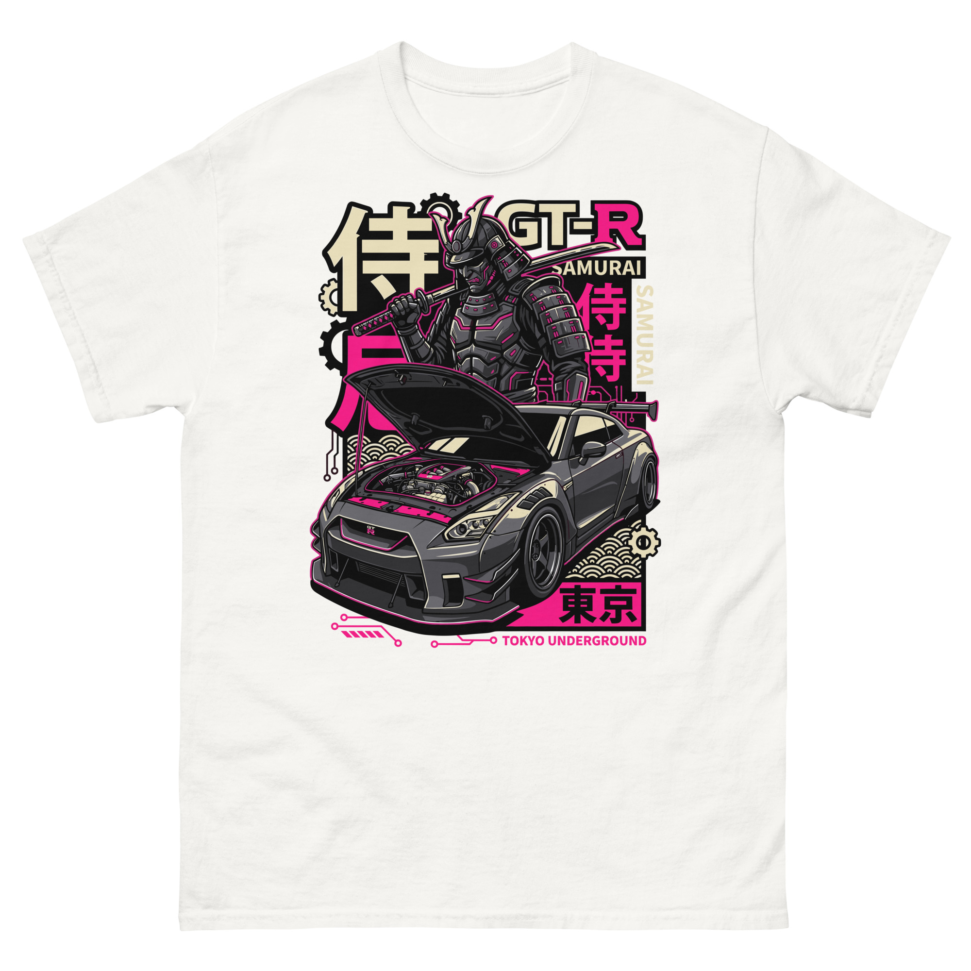 Samurai GT-R R35 Unisex Classic Tee - Image 20
