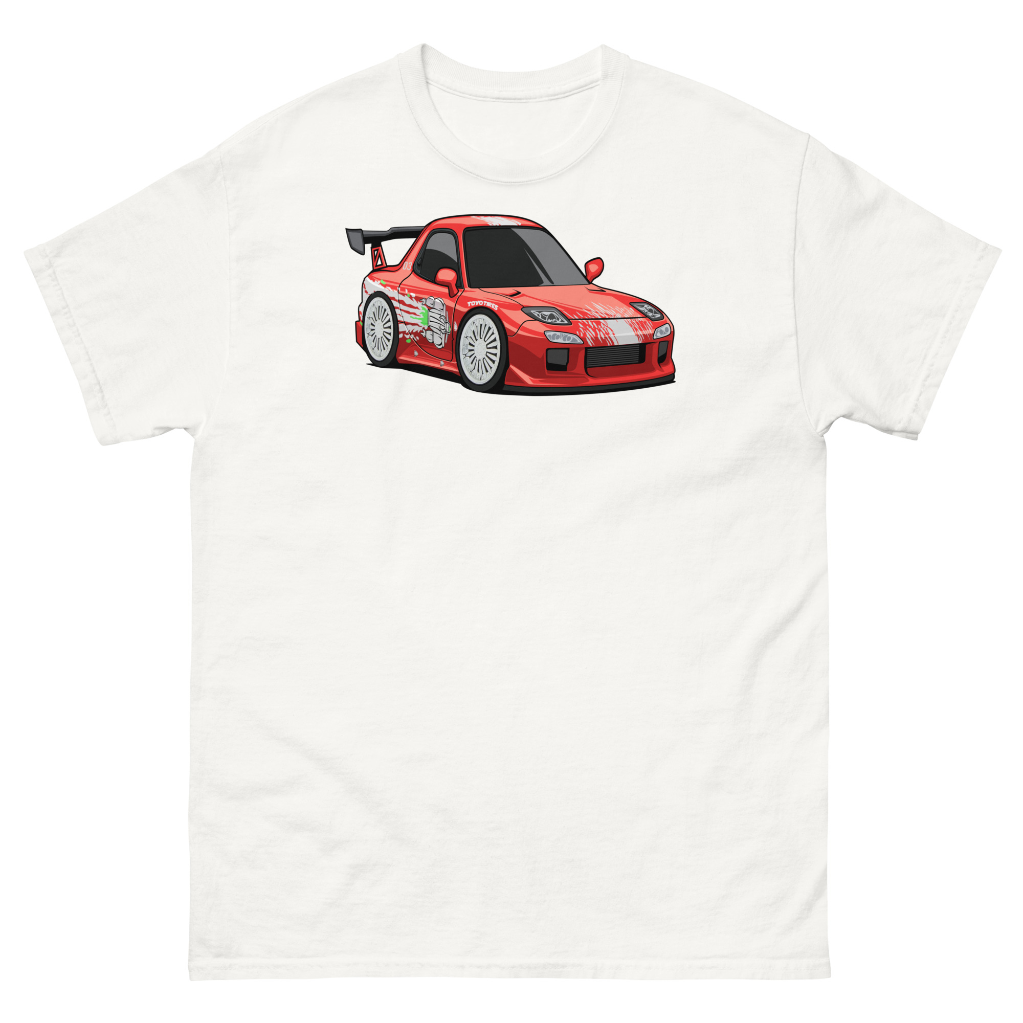RX-7 Chibi Style Unisex Classic Tee - Image 20