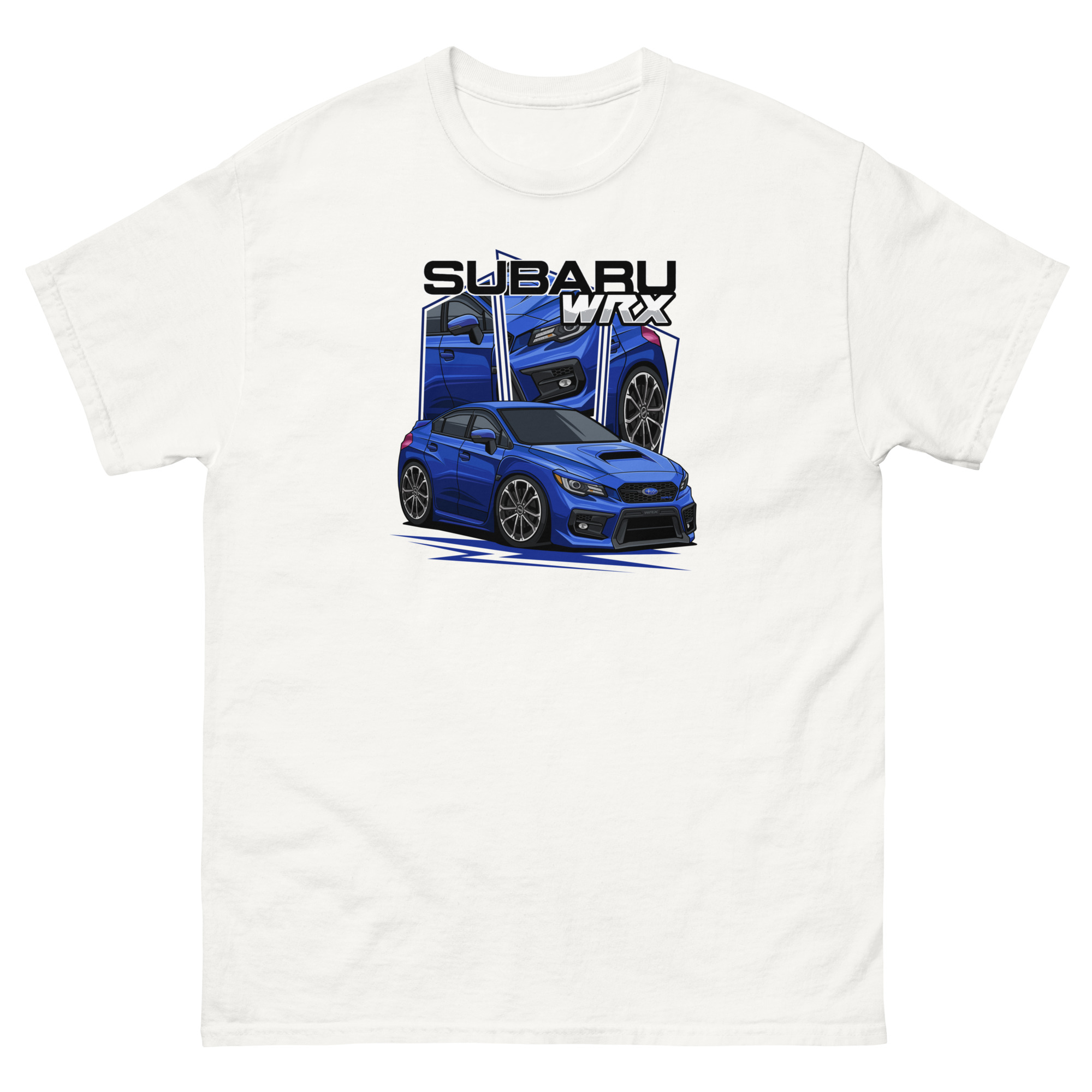JDM Blue WRX Unisex Classic Tee - Image 20