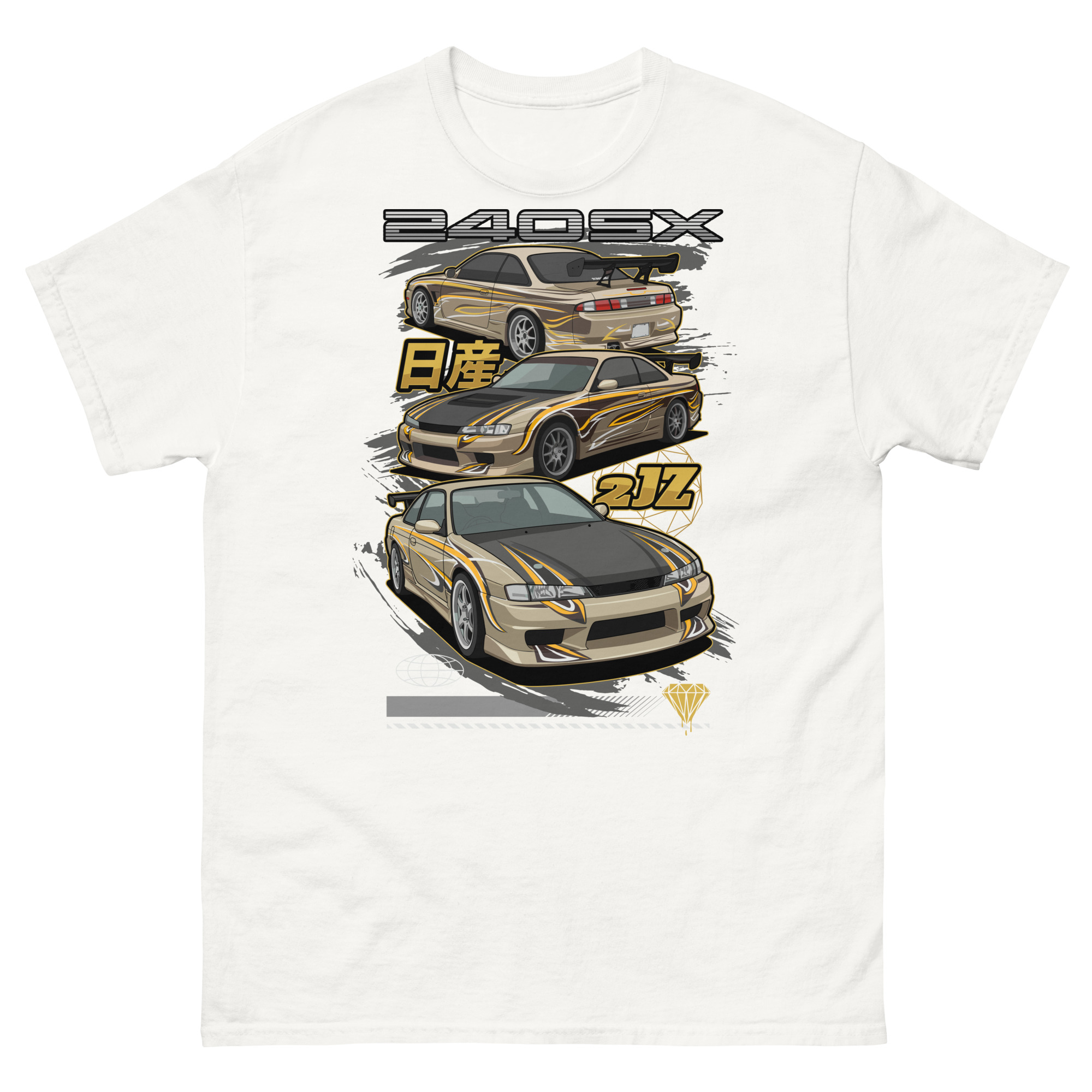 JDM Silvia S14 Unisex Classic Tee - Image 20