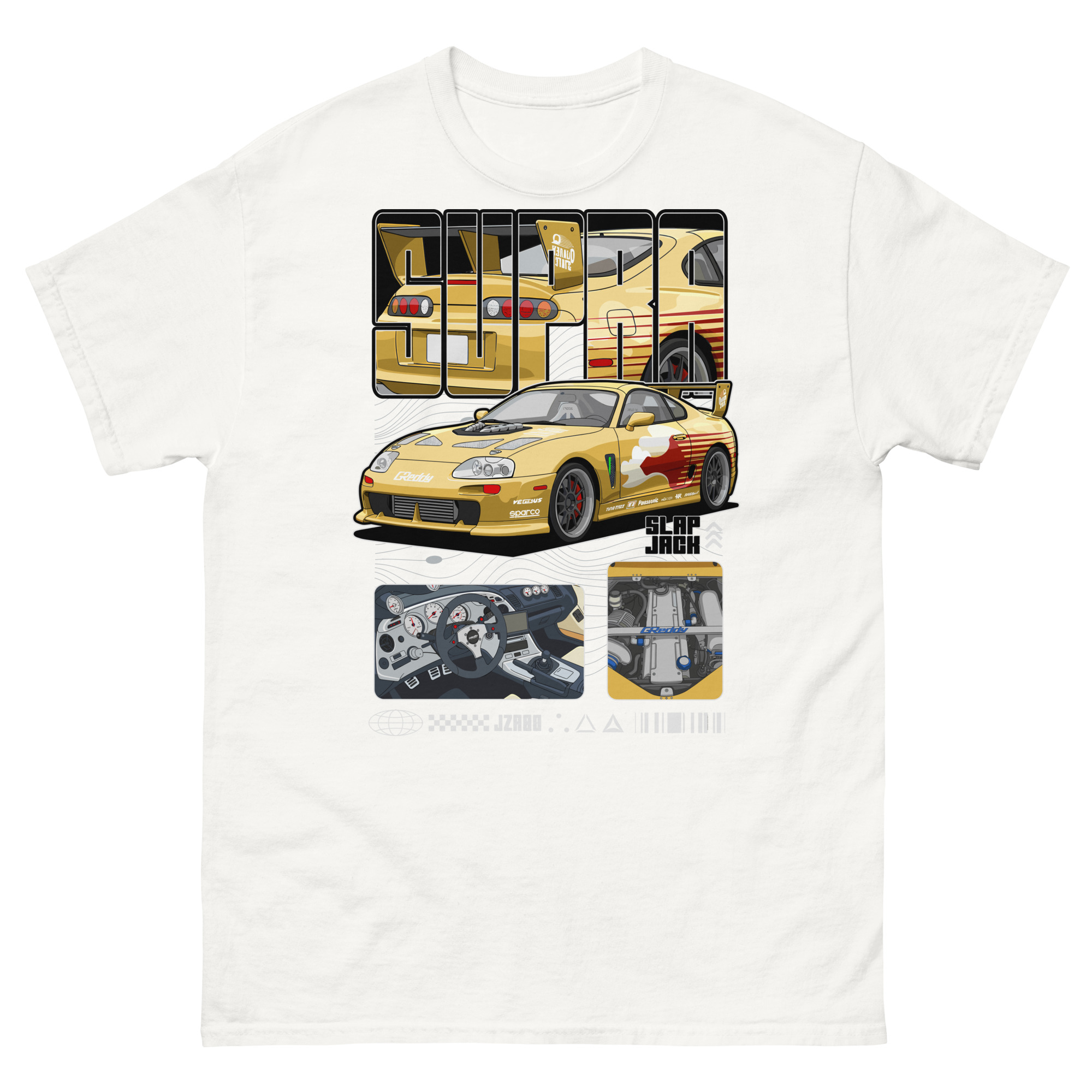 Slap Jack's Supra MK4 Unisex Classic Tee - Image 20