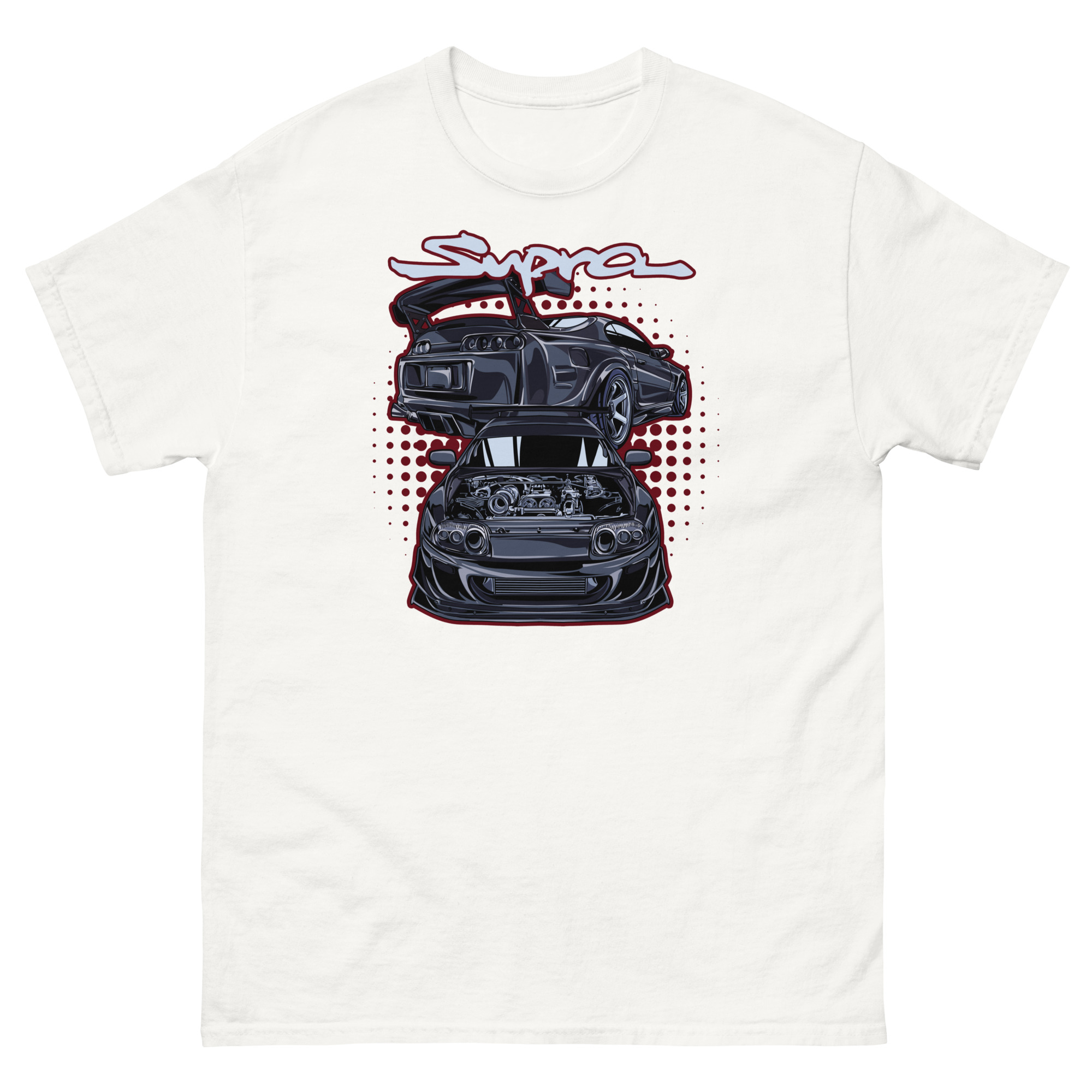 JDM Black Supra MK4 Unisex Classic Tee - Image 20