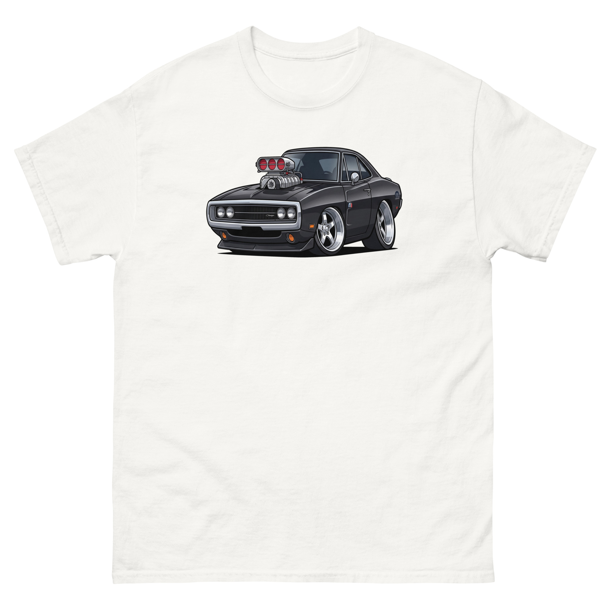 '70 Charger R/T Chibi Style Unisex Classic Tee - Image 39