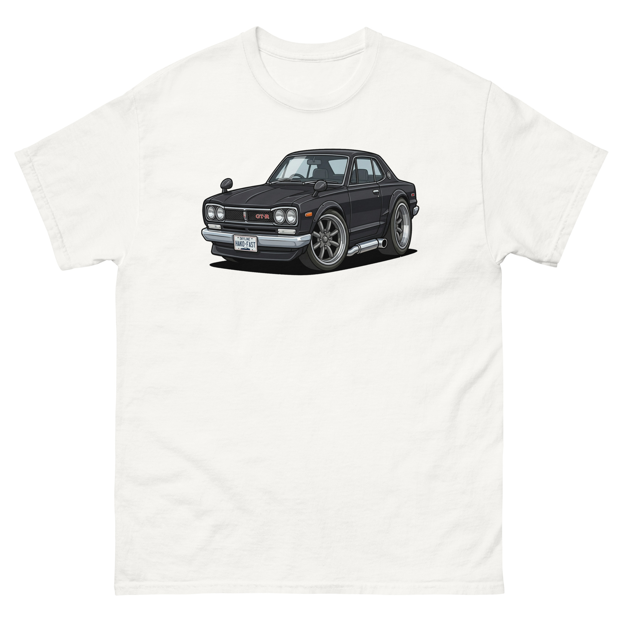 1971 Skyline GT-R Chibi Style Unisex Classic Tee - Image 20
