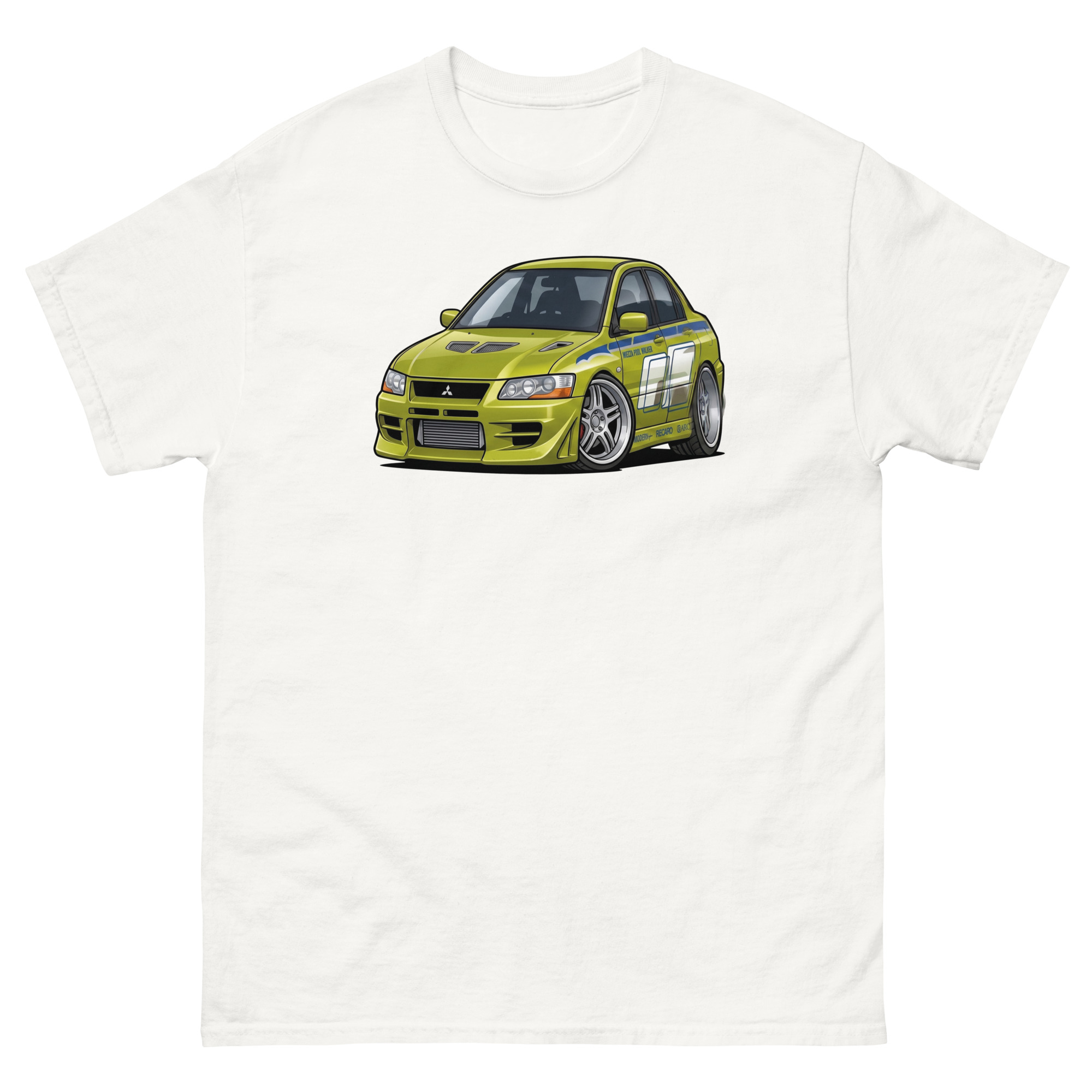 Brian's 2002 Evo VII Chibi Style Unisex Classic Tee - Image 39