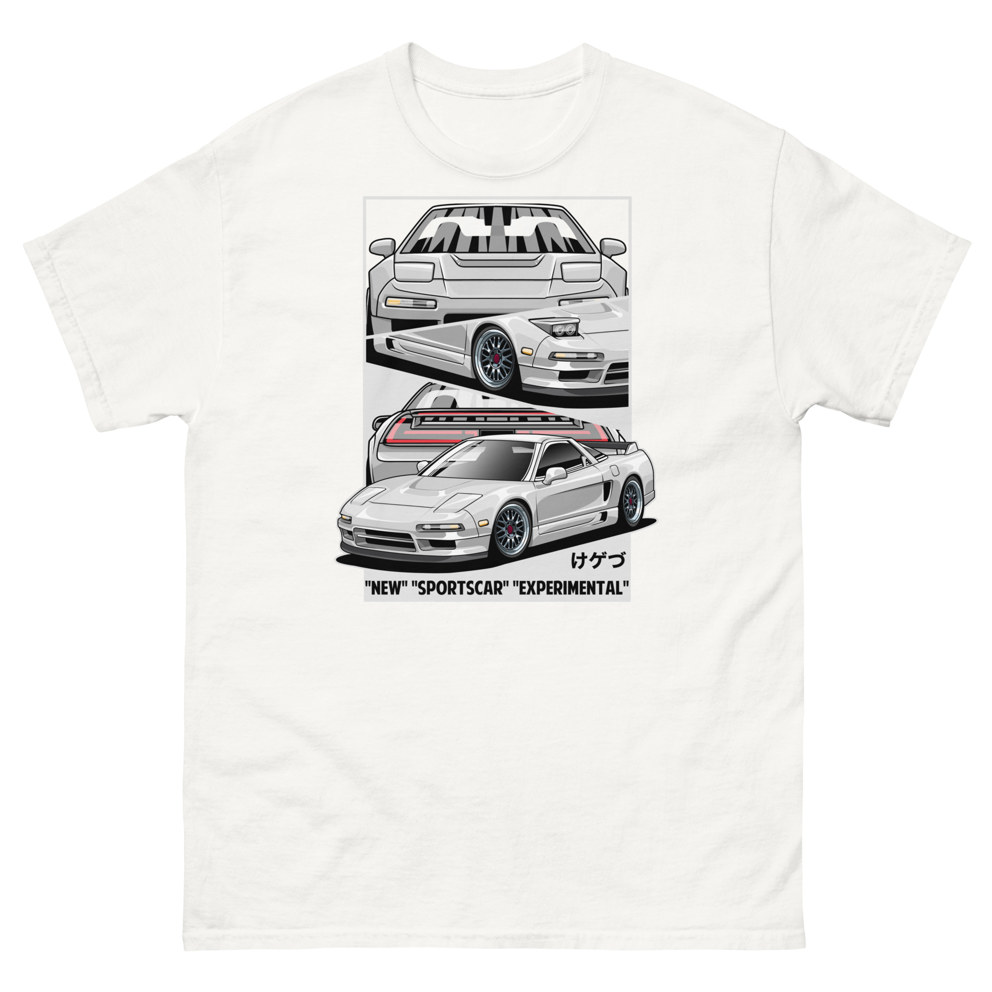 White JDM NSX Unisex Classic Tee - Image 20